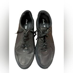 Clarks Running Lace Up Shoe Black Size 11 1/2 EUC